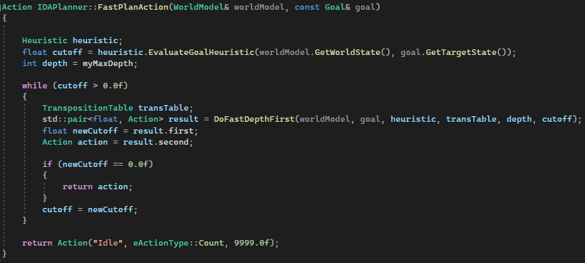 FastPlanAction Function