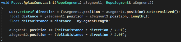 RelaxConstraint Function